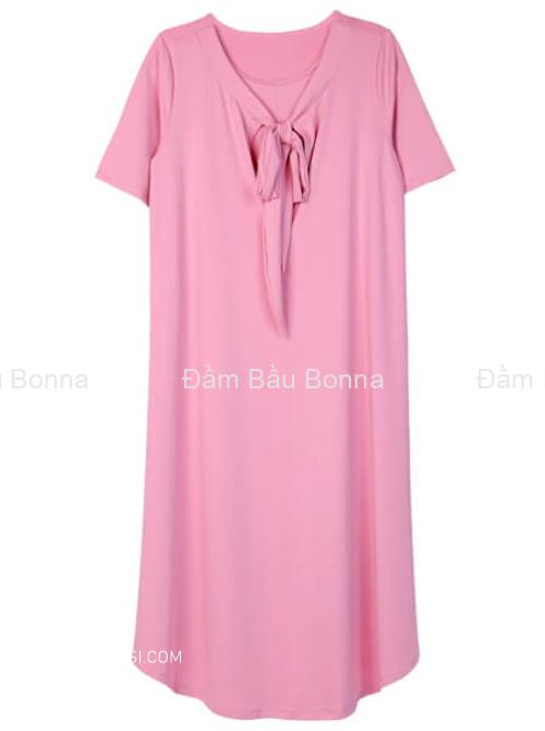 Đầm bầu vải lụa mát mẻ thoải mái dành cho các mẹ bầu đến từ hãng thời trang Concung