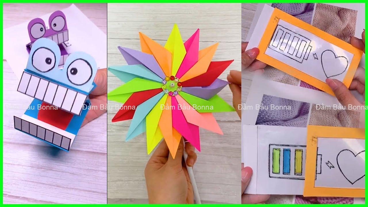 10 Cách làm đồ chơi bằng giấy ngộ nghĩnh, đáng yêu cho bé